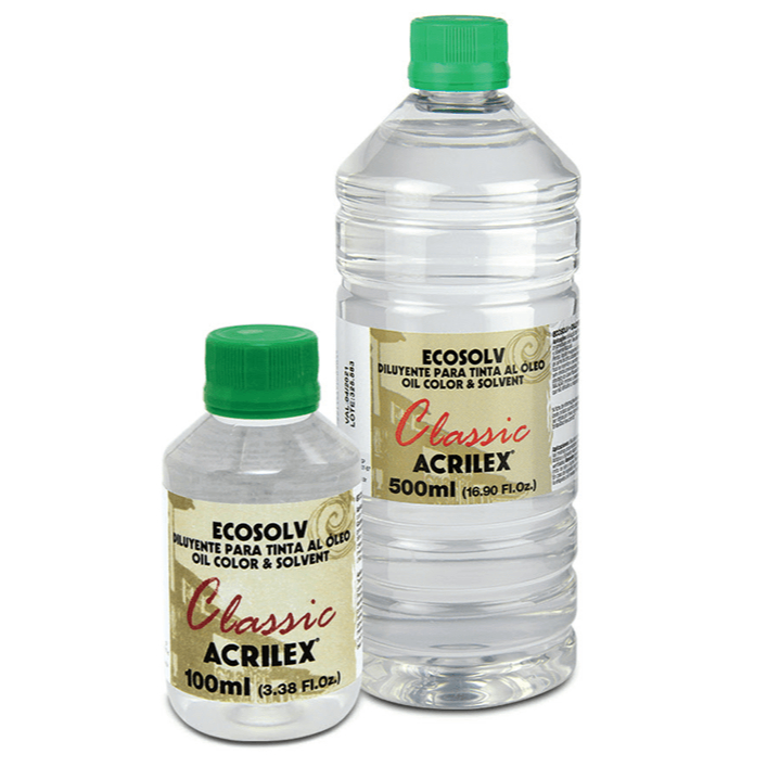 Ecosolv Diluente (Escolha A Quantidade) Para Tinta À Óleo Acrilex Sem Cheiro