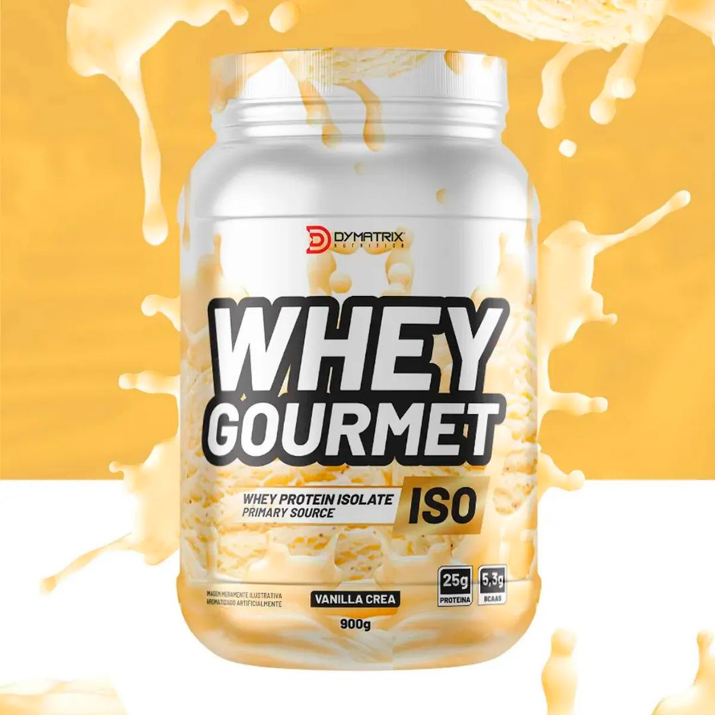 Whey Protein Gourmet Isolado Dymatrix Nutrition Vanilla Cream 900g