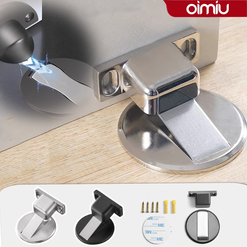 KIT 2 Prendedor Segurador de Porta Peso de Porta Prático Acessórios para portas silenciosas Aço inoxidável
