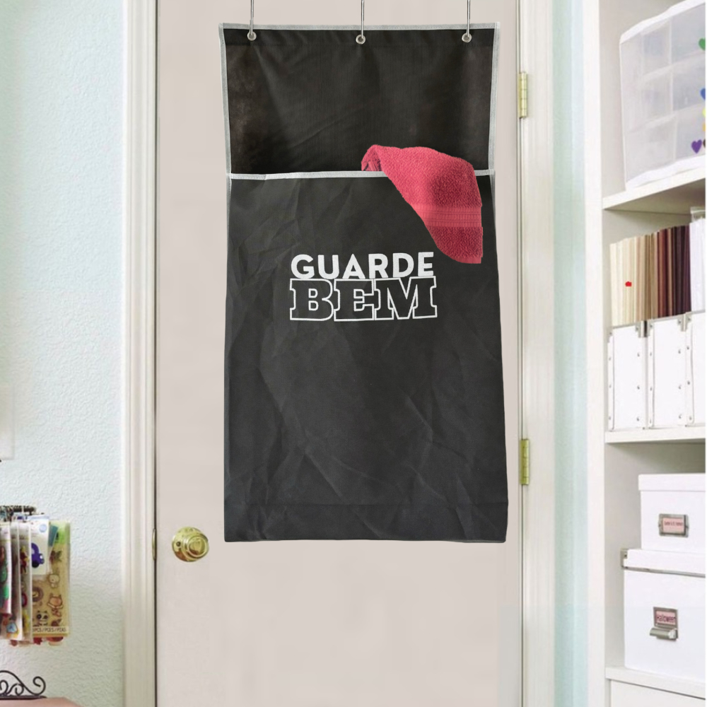 Cesto Organizador De Roupa Suja e Brinquedos Multiuso Armazenamento Dobrável Guarde Bem 30L
