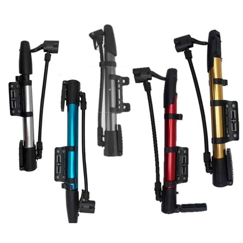 Bomba De Ar Para Pneus Bike Bico Fino E Grosso Encher Câmera Bola em Oferta na Shopee