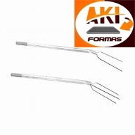 GARFO PARA BOMBOM 2 E 3  PONTAS  1 PEÇA DE CADA KIT COM 2 PEÇAS DE ALUMINIO PARA BANHAR em Oferta na Shopee