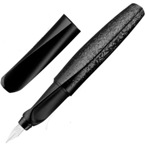 Caneta Tinteiro Pelikan Twist Textura Black - Preto em Oferta na Shopee
