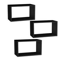 Kit 03 Nichos 50x25 MDF Sala Cozinha Decorativo Banheiro Quarto Salão Escritório Suporte Brinquedos em Oferta na Shopee