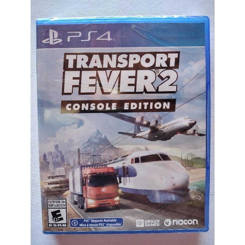 Transport Fever 2 P S 4 e P S 5 Lacrado - Game Mídia Física - Jogo Original Simulator Novo