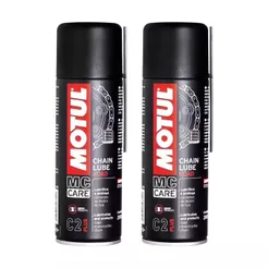 Kit 400ml Motul C2 Spray Lubrificante de Corrente Mc Care