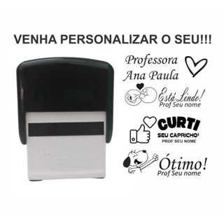 Carimbo Personalizado do seu jeito em Oferta na Shopee