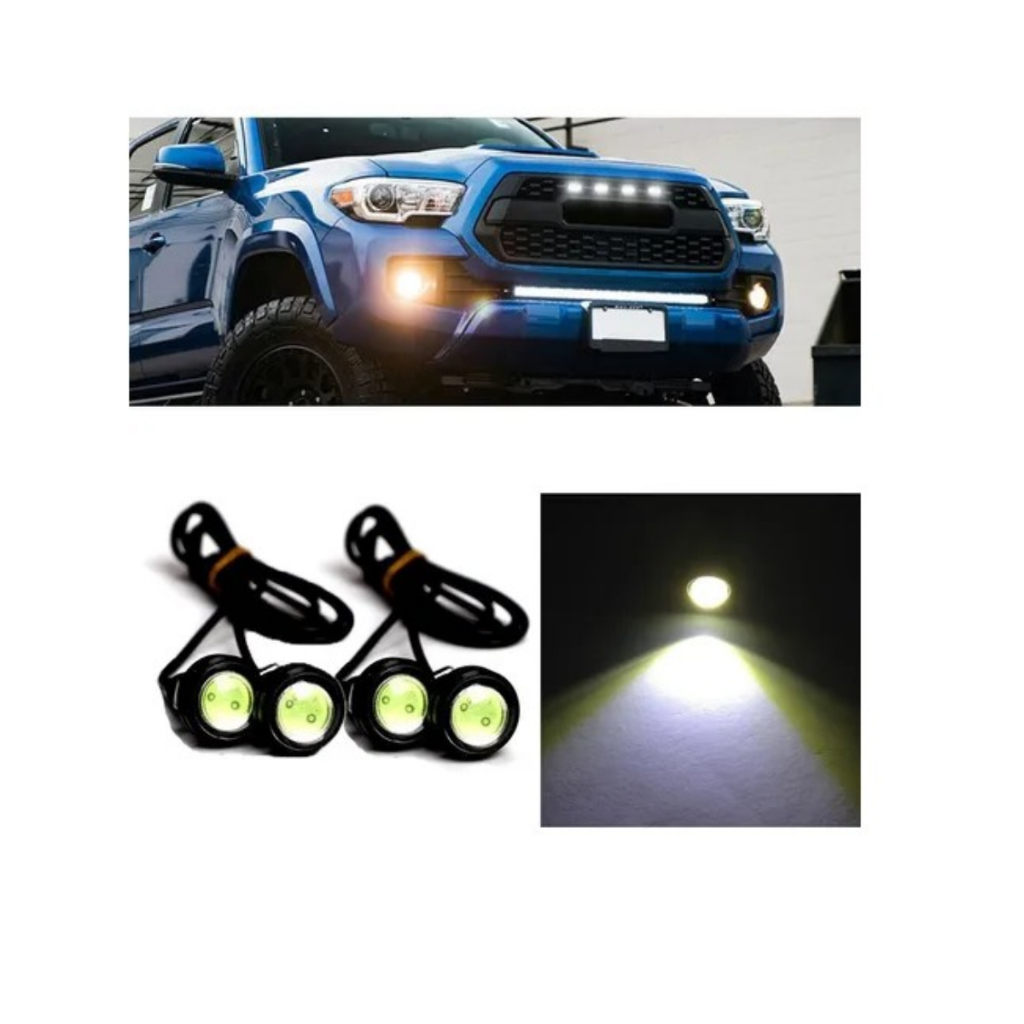Kit 4 Luz De Grade Led Branca  Caminhonete Pick Ups hilux strada ranger f250 saveiro montana s10 Premium Importado em Oferta na Shopee