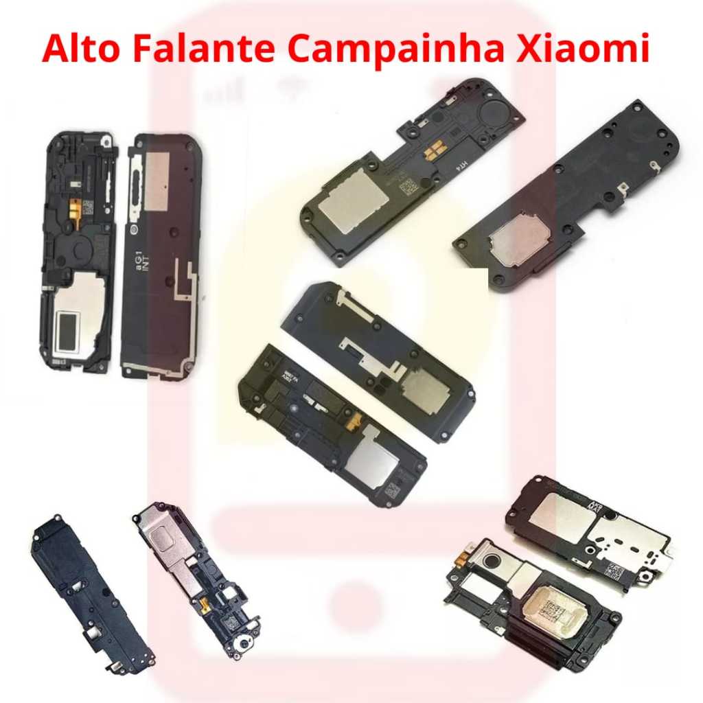 Alto Falante Campainha Mi 8 Lite  Mi 11 Lite  Note 7 Note 8 Note 8 Pro Note 9...