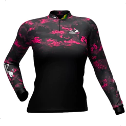 Camisa De Pesca Feminina Presa Viva Baby Pv11 Proteção Uv