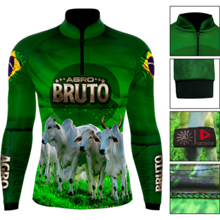 Camisa camiseta blusa agro boi gado 02 com proteção solar uv50 em Oferta na Shopee
