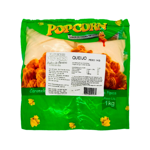 FLAVAPOP - Sal Micronizado Popcorn Sabor Queijo - 1kg em Oferta na Shopee