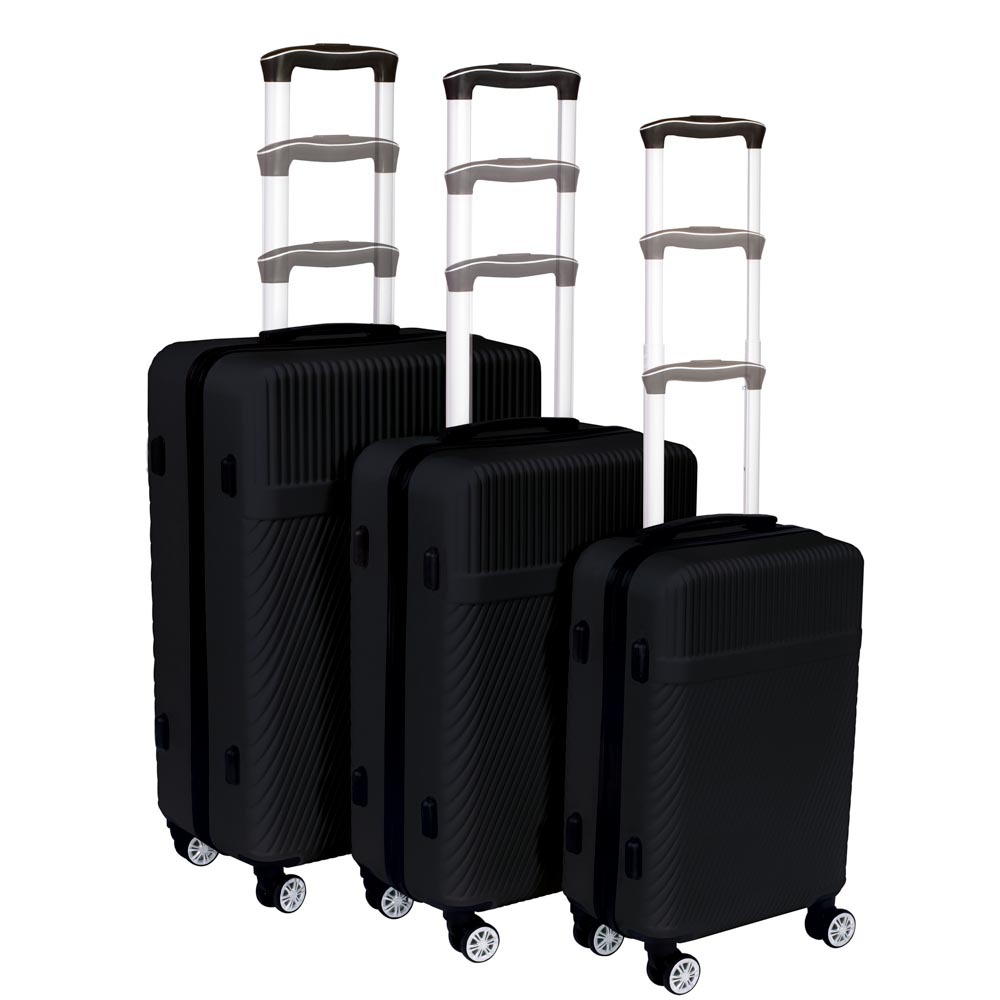 Conjunto Mala de Viagem Mor Bagagem P M G Mala de bordo Bagagem de Mão Com Trava Segredo