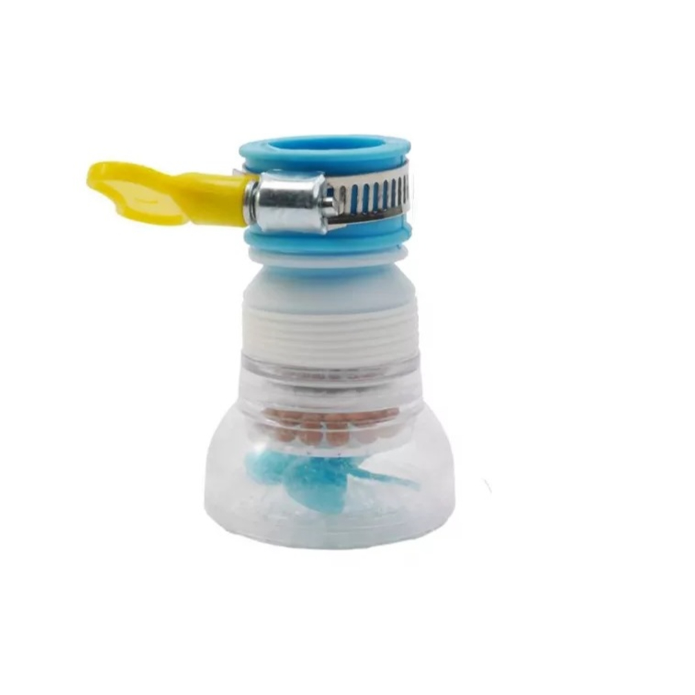 Torneirinha Arejador Cromado Extensor Anti Respingo 360° Azul