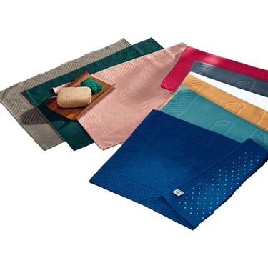 Toalha De Piso Teka Linha Pesinhos Antiderrapante 100% Algodão - Envio Imediato