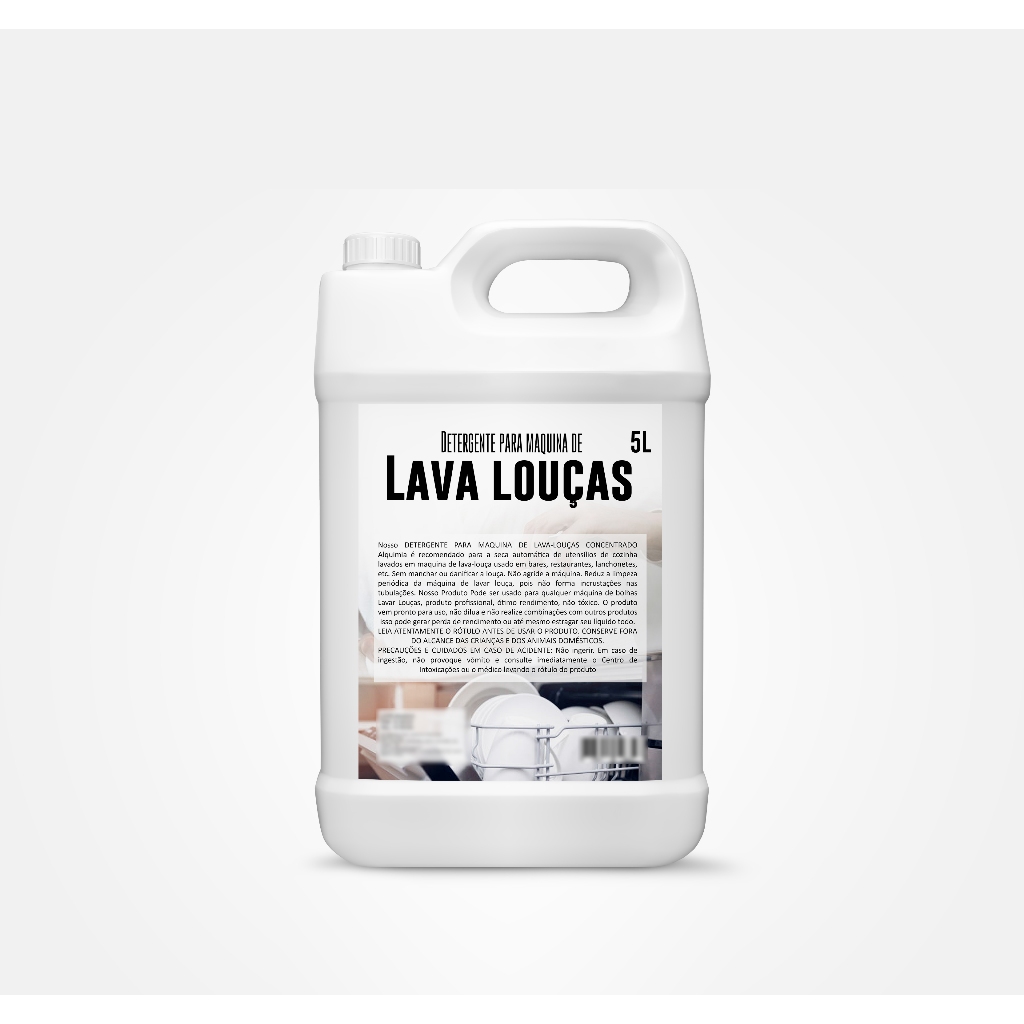Detergente Para Máquinas De Lavar Louça Alquimia 5 Lts Puro