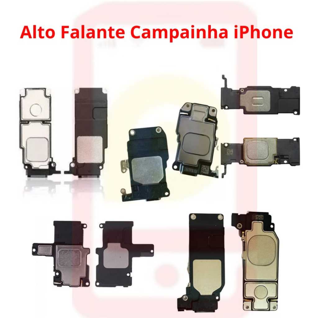 Alto Falante Campainha iPhone 6S 6S Plus 7 7 Plus 8 Plus X XR XS 11 Pro 11 Pro Max
