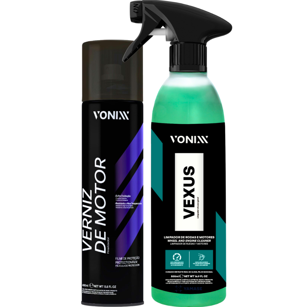 Verniz de Motor 400ml Vonixx Abrilhantandor Vexus 500ml em Oferta na Shopee