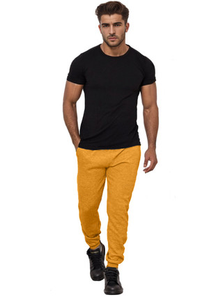Calça Jogger Masculino Flanelada Slim Moletom Fitness Frio