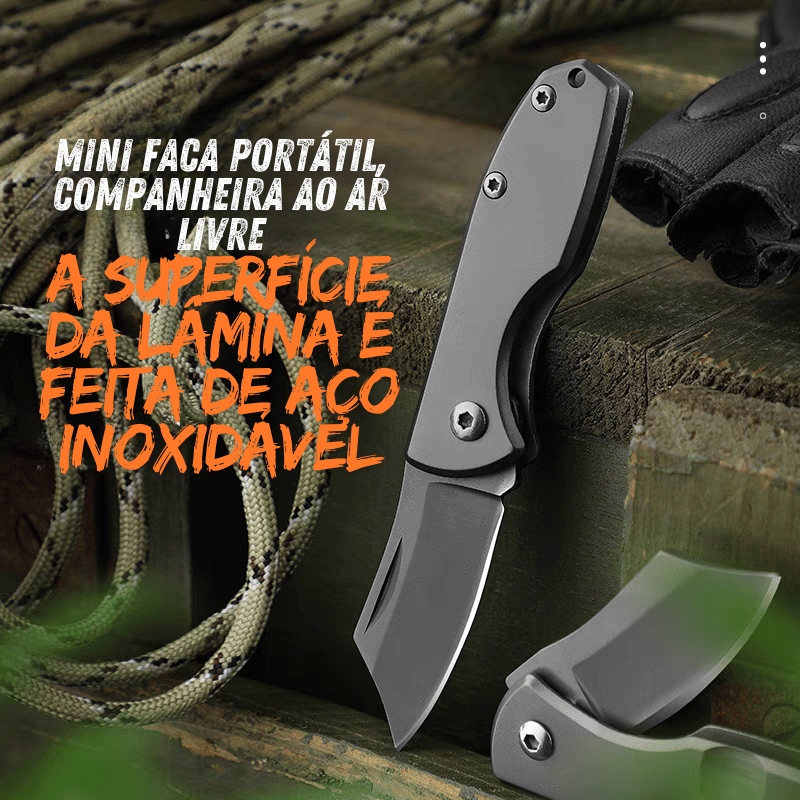 Mini Canivete Dobrável Afiada Aço 440c Titânio Ferrament Edc em Oferta na Shopee