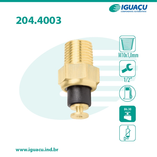 Sensor Temperatura Corcel 1.6 Cht 1979/1986 iguaçu 4003