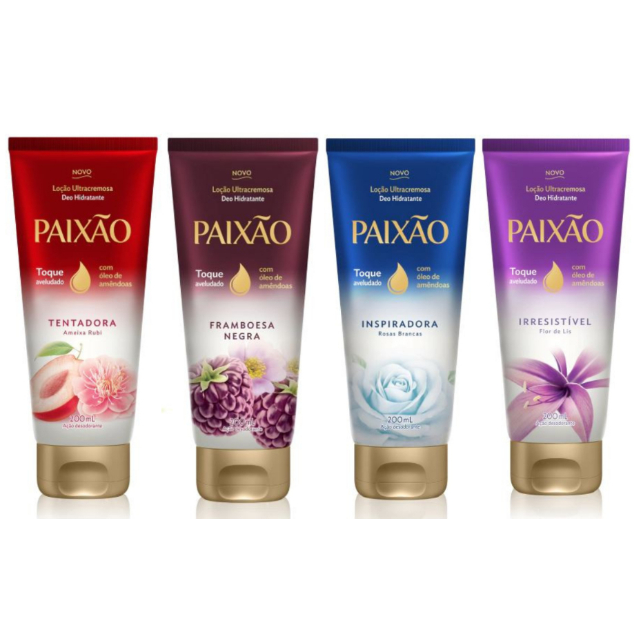 Paixão Loção Ultracremosa Hidratante 200ml em Oferta na Shopee