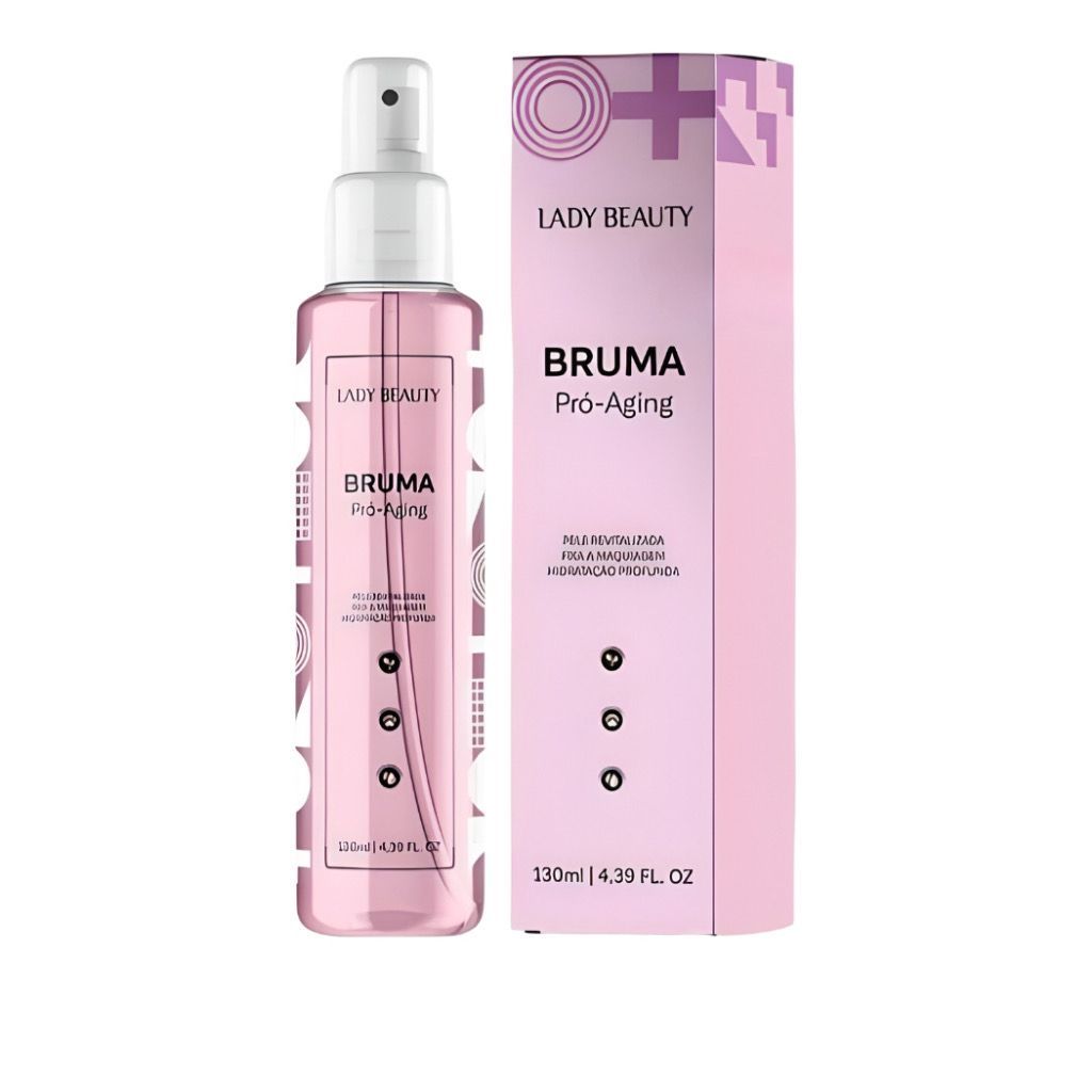 Bruma Facial Pró-Aging Lady Beauty - 130ml em Oferta na Shopee