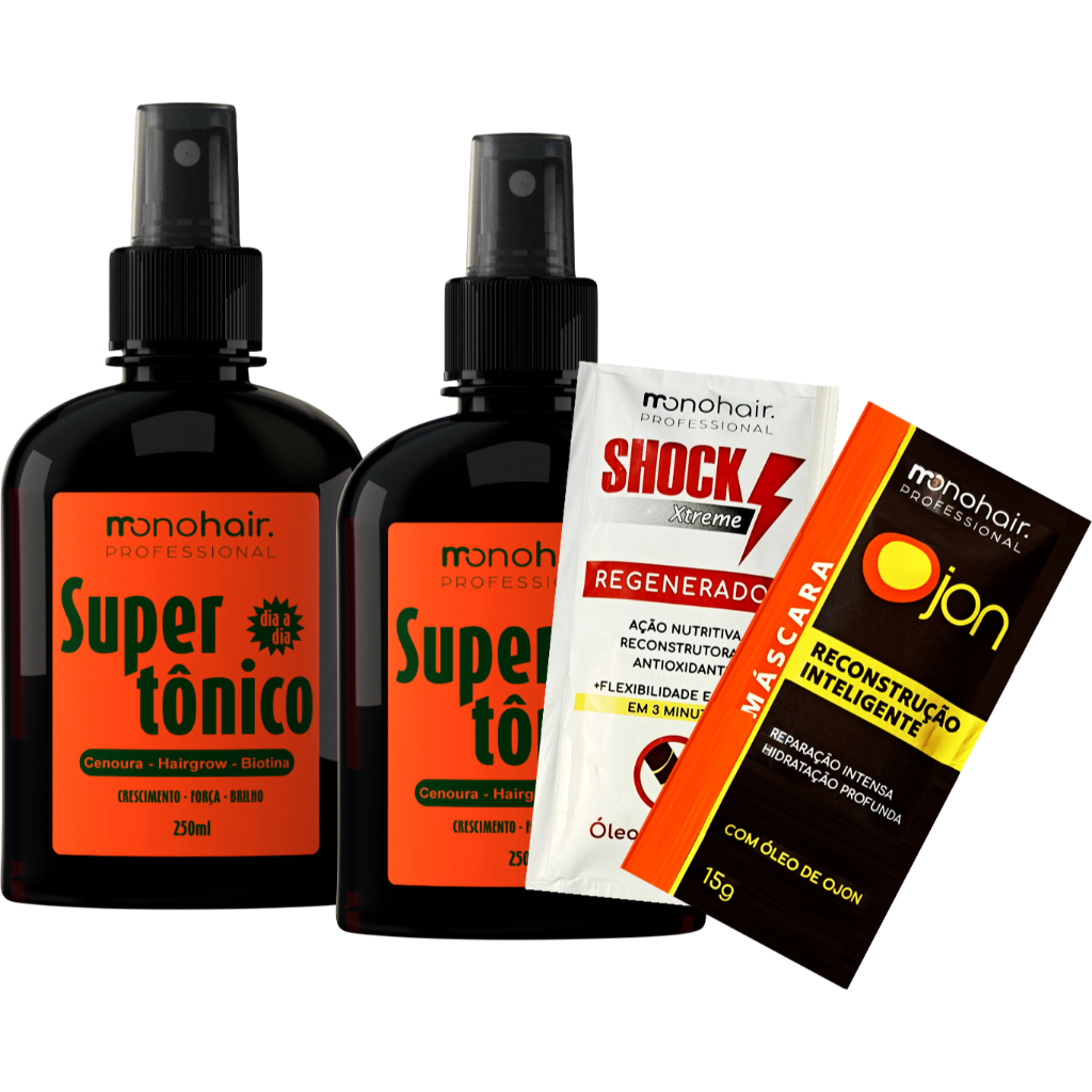 2 Super Tônico - Crescimento Capilar e Antiqueda - 250ml - Original