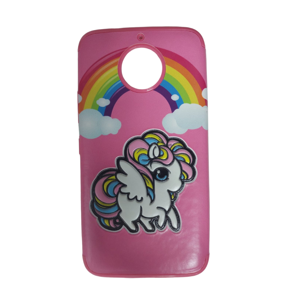 Capa Decorada Unicórnio Feminina Proteção Para Celular Motorola Moto G5s Plus XT1802