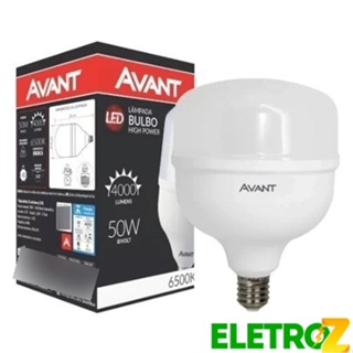 Lâmpada de Led Alta Potência 50W Bivolt Branco Frio Avant em Oferta na Shopee