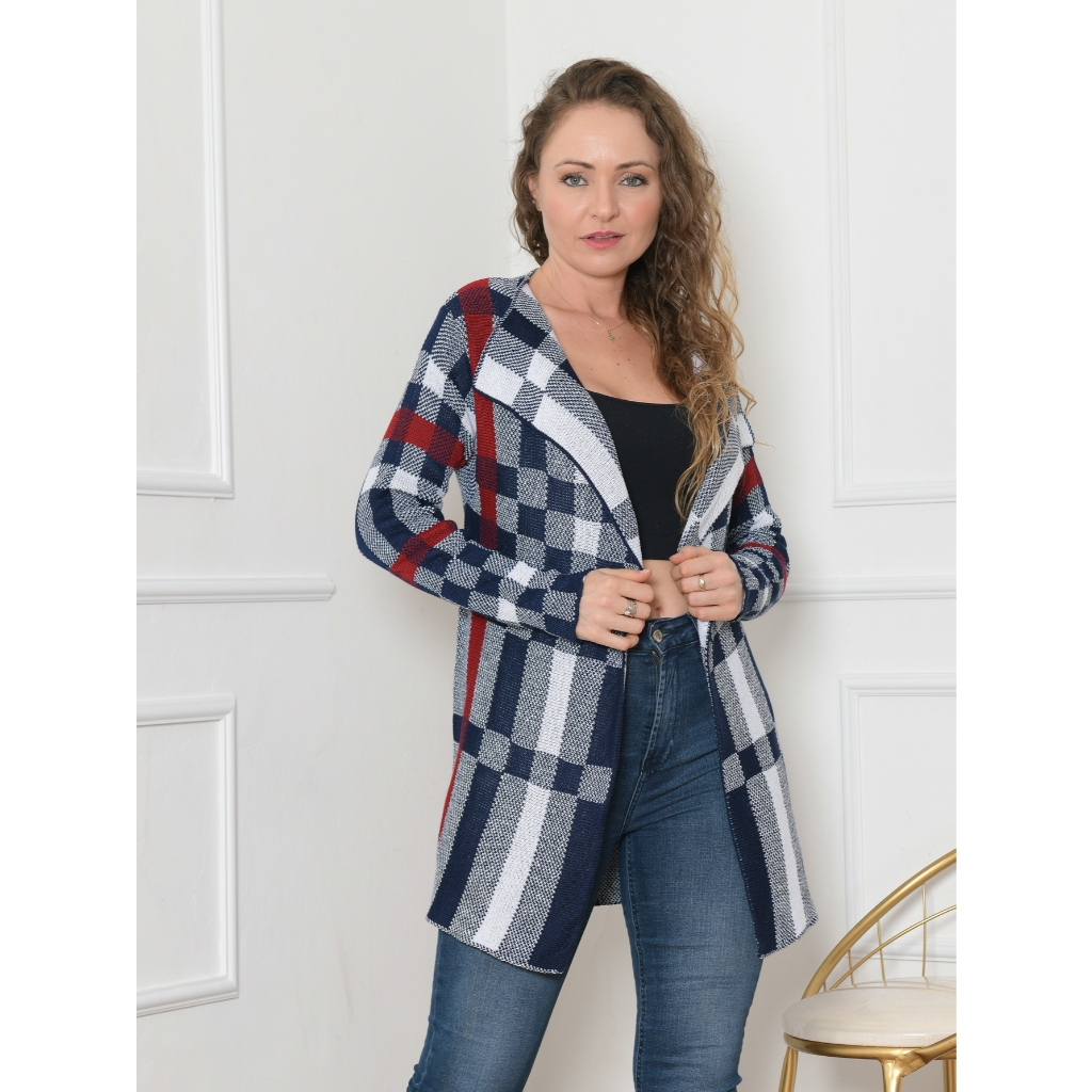 Trico Kimono  listrados Moda Femininas