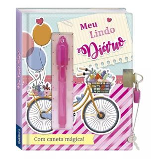 Meu Lindo Diário Infantil Acompanha Caneta Mágica E Cadeado em Oferta na Shopee