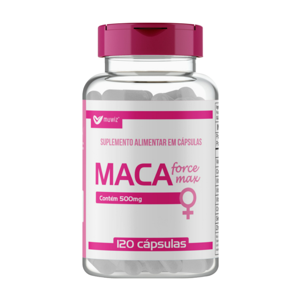 Maca Peruana Feminina Muwiz – 500mg / 120 cápsulas