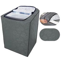 Capa Maquina Lavar Brastemp Eletrolux Consul LG Lava e Seca C/ Zíper 8kg 10kg 12kg 15kg 16kg
