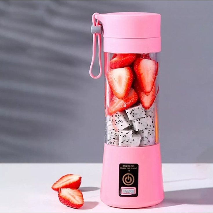 Mini Liquidificador Portátil Shake 6 Laminas + Cabo USB ENVIO TOP