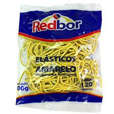 Elástico Para Dinheiro 100g Amarelo C/110 Unidades  Utilidades em geral COLORIDO