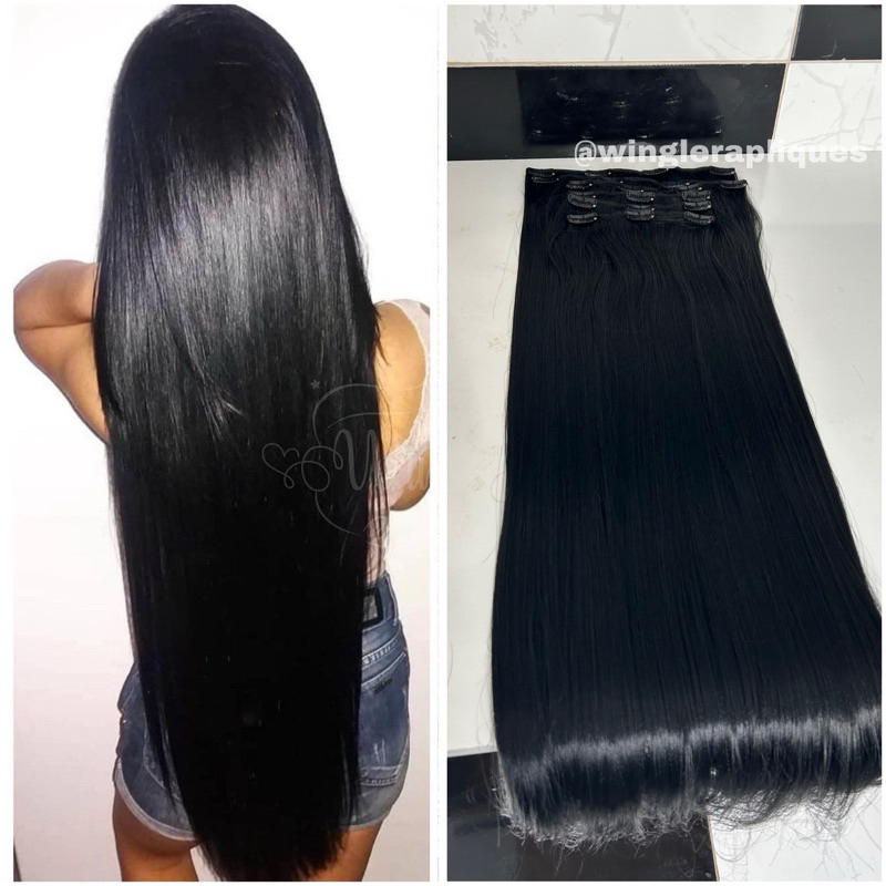 APLIQUE MEGA HAIR TIC TAC TELA 300g 80cm