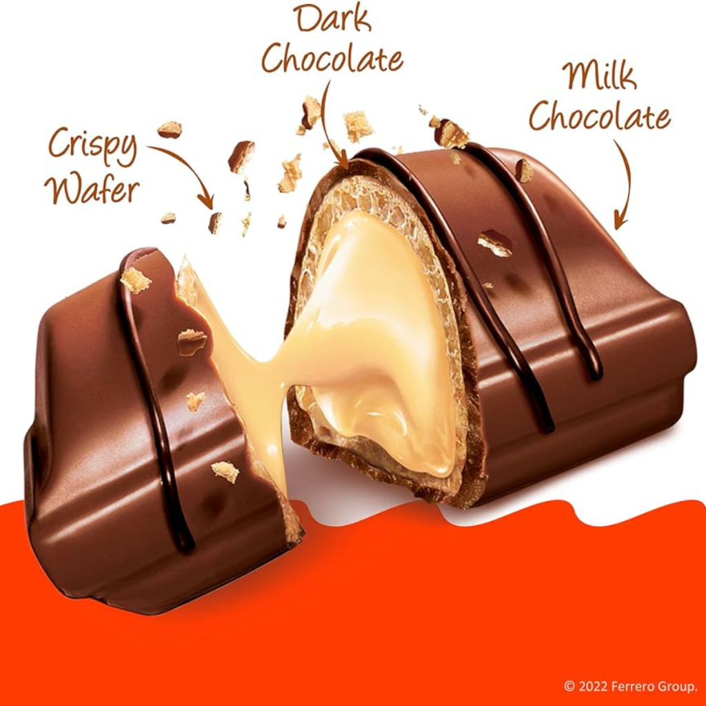 2 Chocolate Kinder Bueno Mini Leite E Avelãs 108g