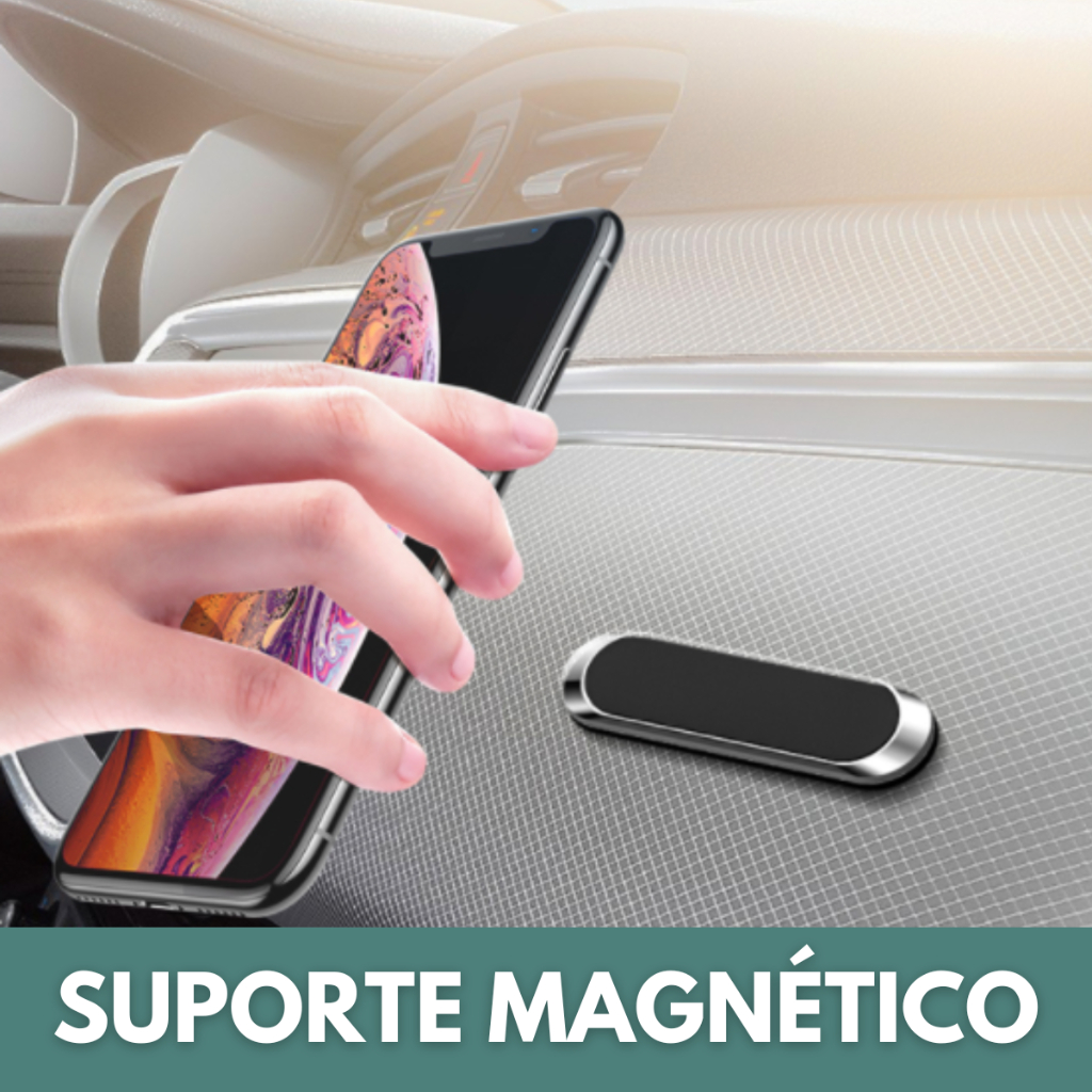 Suporte Magnético para Celular e Chaves para Carro e Diversas Outras Superfícies