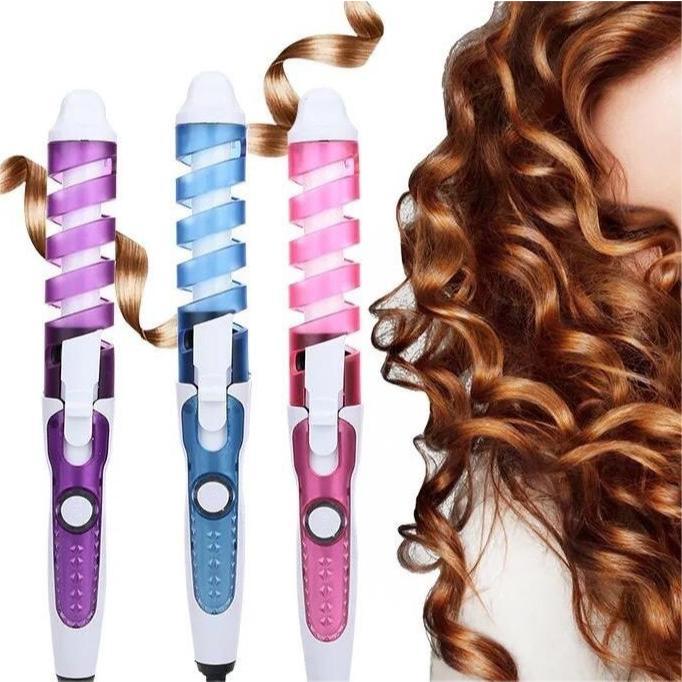 🔥【ONDAS PERFEITAS】Modelador de Cabelo Automático em Espiral, Cores Macaron, Fácil para Iniciantes, Anti-queimadura