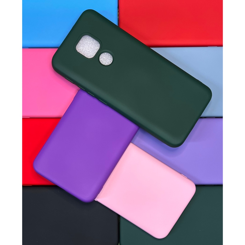 Capa para Motorola Moto E7 Plus / Capa + Pelicula 3D ou Só 1 Capinha Aveludada Case