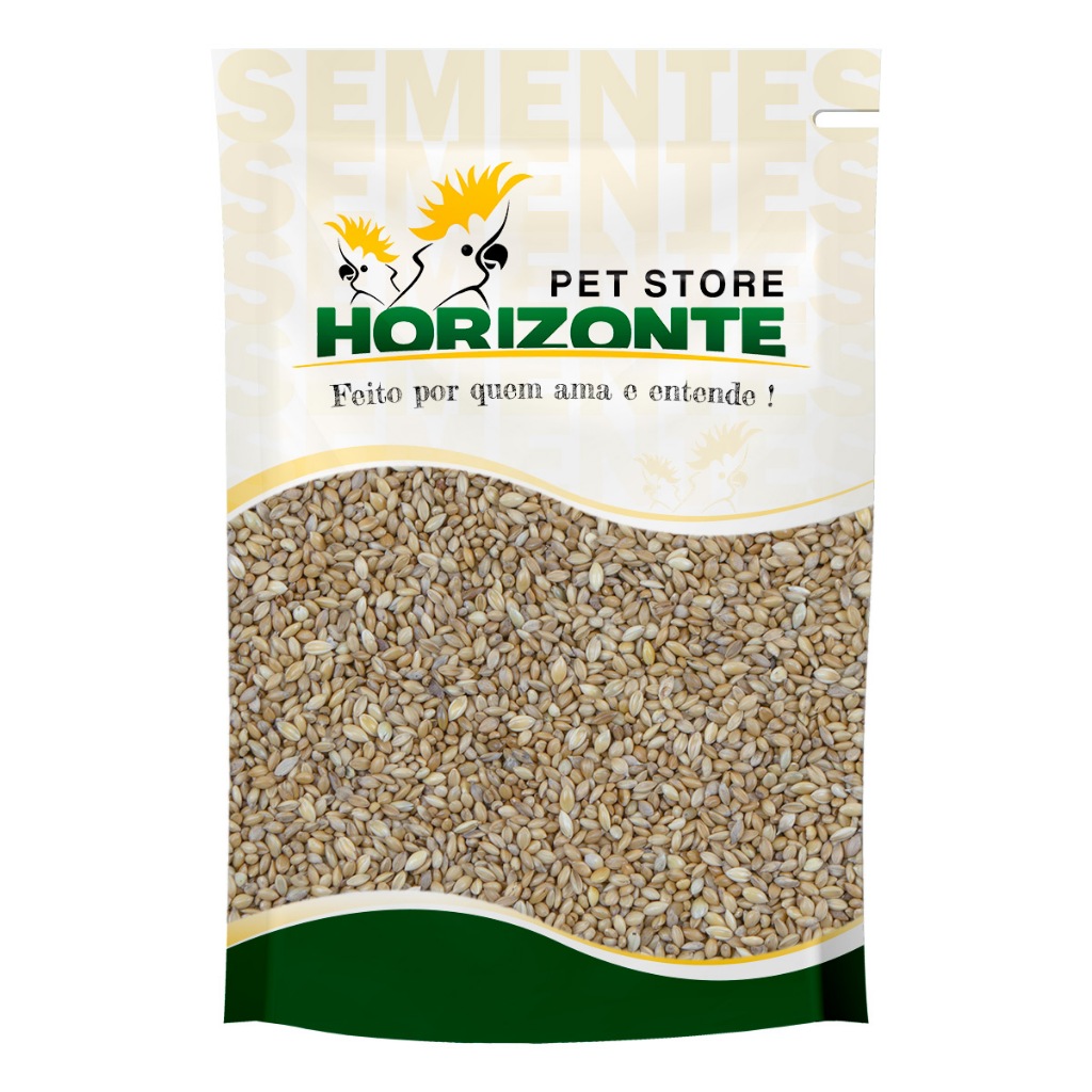 Semente Painço Português 500g Viagrinha Natural Esquenta Passarinho Criar Canto Coleiro Curió