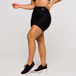Short Fitness Feminino Academia Poliamida Básico Treinos Conjunto Glow