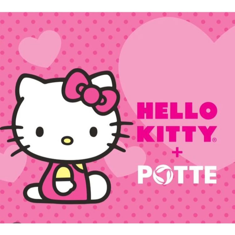 Prato Com Divisória Hello Kitty Plástico - Potte — imagem 2 de 2