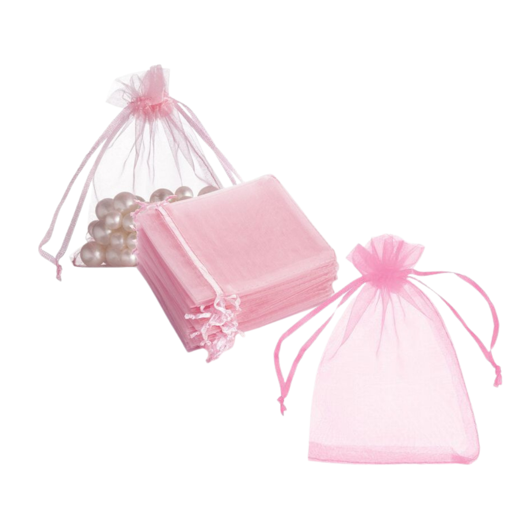 Sacos em organza 15x20 cm100 und saquinho