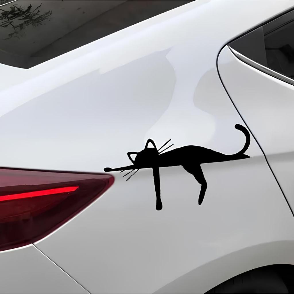 Adesivo para Carro Gato Deitado