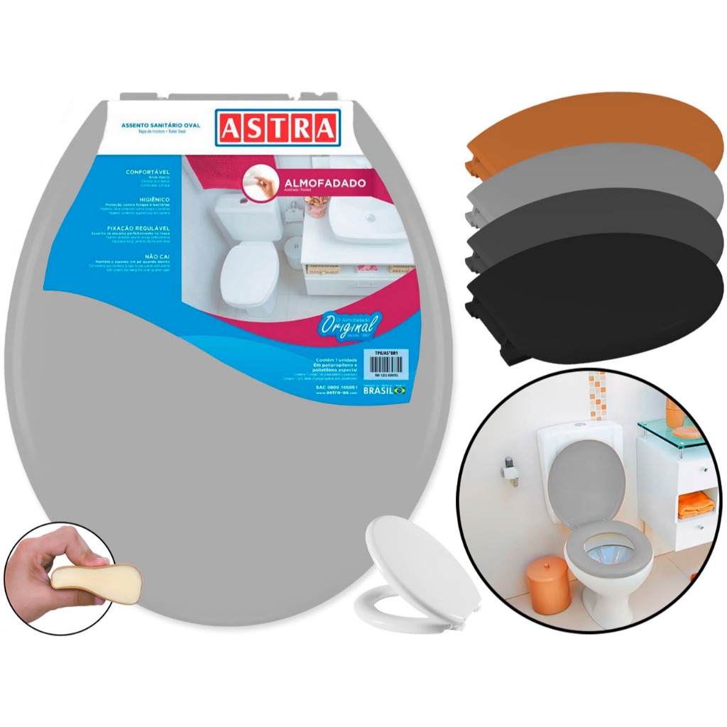 Assento para Privada Almofadado: Onde Comprar | BuscaProdutos