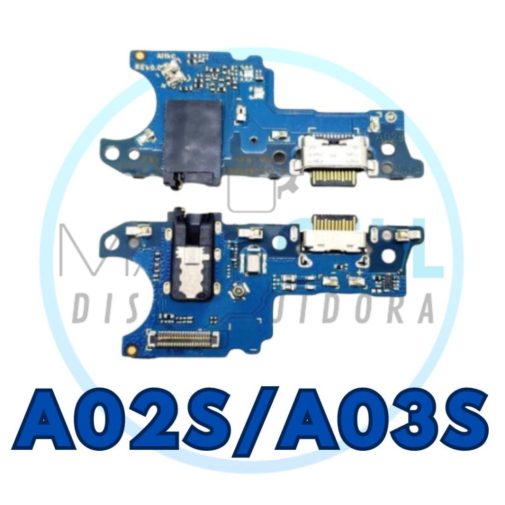 Placa Dock Carga Sam A02S A03S CI Carga Turbo Com Micro Carregamento Rapido