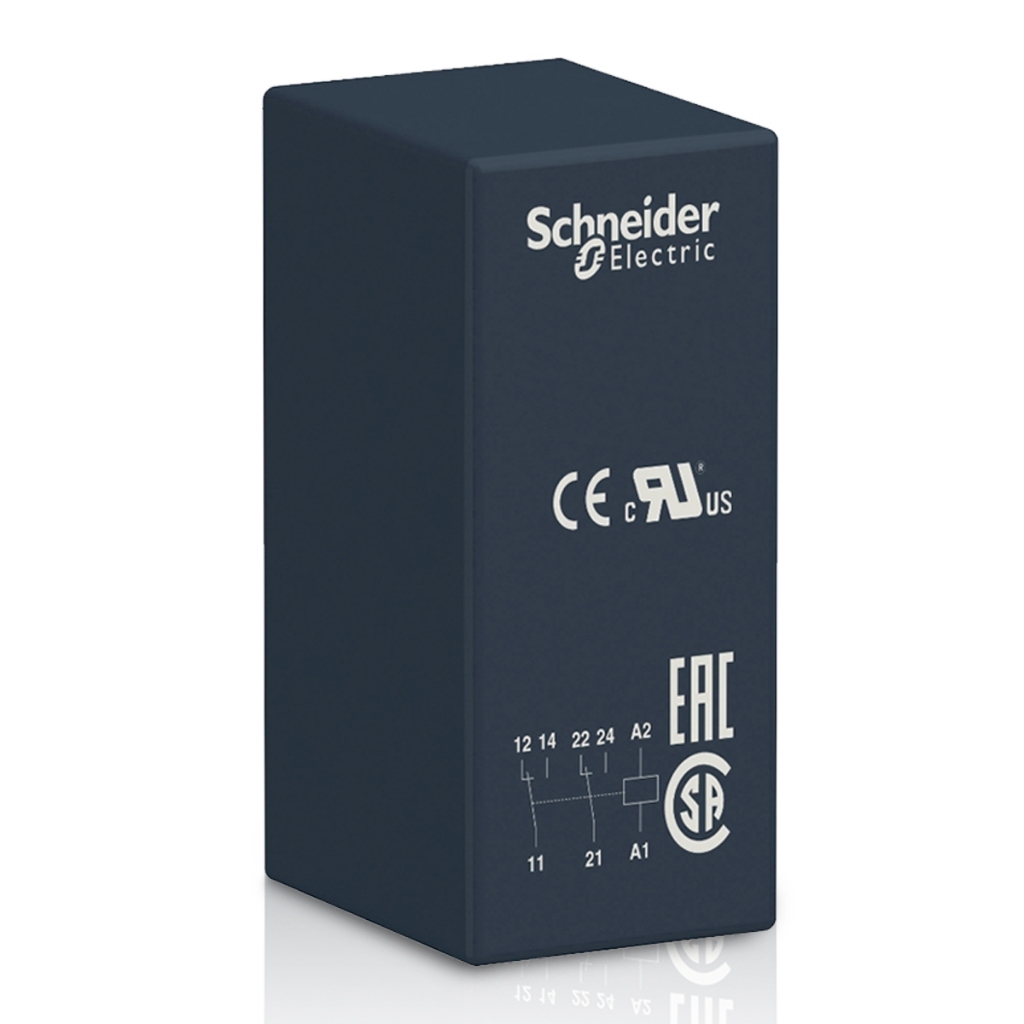 Relé De Interface Mini 8A 24Vcc 2naf RSB2A080BD - Schneider Electric