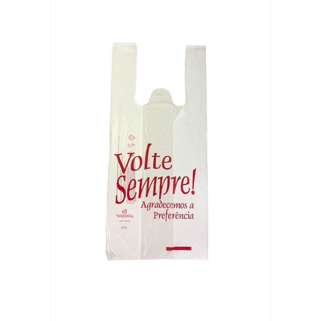 SACOLA VOLTE SEMPRE 1000 UNIDADES 38X50 em Oferta na Shopee